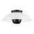 Umbra 14-in Black Semi-Flush Mount - Opal Glass/Black