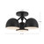 Fosso 13-in Brushed Gold Semi-Flush Mount - Brushed Gold