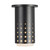 Astoria 5-in Vintage Brass Semi-Flush Mount - Urban Bronze