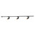 Paolo 3 Light (2-in) Brushed Gold dimmable 3000K LED Trilo Track Ceiling Kit - Black - 4000K