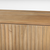 Terra Brown Wood Fluted Sideboard