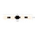 Briar 34-in Gold Bathroom Vanity Light - Black