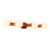 Briar 34-in Gold Bathroom Vanity Light - Teak