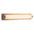 Charleston 24-in Black dimmable LED Bathroom Vanity Light - Vintage Brass