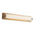 Charleston 24-in Black dimmable LED Bathroom Vanity Light - Vintage Brass
