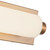 Charleston 24-in Black dimmable LED Bathroom Vanity Light - Vintage Brass
