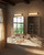 Charleston 24-in Black dimmable LED Bathroom Vanity Light - Vintage Brass
