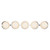 Cleo 36-in Chrome dimmable LED Bathroom Vanity Light with Opal Glass - Chrome/Opal Glass