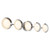 Cleo 36-in Chrome dimmable LED Bathroom Vanity Light with Opal Glass - Chrome/Opal Glass