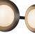 Cleo 36-in Chrome dimmable LED Bathroom Vanity Light with Opal Glass - Black/Opal Glass