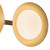 Cleo 36-in Chrome dimmable LED Bathroom Vanity Light with Opal Glass - Brushed Gold/Opal Glass