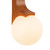 Briar 22-in Brushed Gold Wall/Vanity Light - Teak