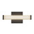 Geri 12-in Brushed Nickel dimmable LED Wall/Vanity Light - Black