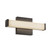 Geri 12-in Brushed Nickel dimmable LED Wall/Vanity Light - Black