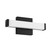Geri 12-in Brushed Nickel dimmable LED Wall/Vanity Light - Black