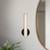 Tole 14-in Brushed NIckel dimmable LED Wall/Vanity Light - Black