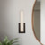 Garland 15-in Brushed Nickel dimmable LED Wall/Vanity Light - Black