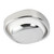 Pebble 8-in Glossy Black dimmable LED Wall Sconce - Chrome