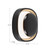 Pebble 8-in Glossy Black dimmable LED Wall Sconce - Metallic Brass