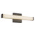 Geri 18-in Brushed Nickel dimmable LED Wall/Vanity Light - Black