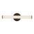 Tectra 18-in Brushed Nickel dimmable LED Wall/Vanity Light - Black