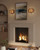 Lustre 9-in Pearl White dimmable LED Wall Sconce - Vintage Brass