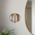 Lustre 9-in Pearl White dimmable LED Wall Sconce - Space Gray