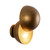 Void 12-in Vintage Brass dimmable LED Wall Sconce - Vintage Brass