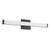 Geri 24-in Brushed Nickel dimmable LED Wall/Vanity Light - Black