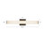 Geri 24-in Brushed Nickel dimmable LED Wall/Vanity Light - Black
