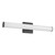 Rico 24-in Brushed Nickel dimmable LED Wall/Vanity Light - Black