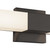 Vivi 24-in Brushed NIckel dimmable LED Wall/Vanity Light - Black