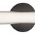 Tole 24-in Brushed Nickel dimmable LED Wall/Vanity Light - Black