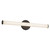 Tectra 24-in Brushed Nickel dimmable LED Wall/Vanity Light - Black