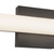 Geri 30-in Brushed Nickel dimmable LED Wall/Vanity Light - Black