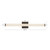 Rico 30-in Brushed Nickel dimmable LED Wall/Vanity Light - Black
