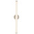 Vire 30-in Brushed Nickel dimmable LED Wall/Vanity Light with Ribbed Opal Diffuser - Brushed Nickel