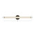 Vire 30-in Brushed Nickel dimmable LED Wall/Vanity Light with Ribbed Opal Diffuser - Brushed Nickel