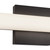 Geri 36-in Brushed Nickel dimmable LED Wall/Vanity Light - Black