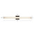 Geri 36-in Brushed Nickel dimmable LED Wall/Vanity Light - Black
