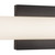 Rico 36-in Brushed Nickel dimmable LED Wall/Vanity Light - Black