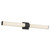 Vivi 36-in Brushed Nickel dimmable LED Wall/Vanity Light - Black