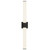 Vivi 36-in Brushed Nickel dimmable LED Wall/Vanity Light - Black