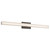 Garland 36-in Brushed Nickel dimmable LED Wall/Vanity Light - Black