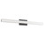 Garland 36-in Brushed Nickel dimmable LED Wall/Vanity Light - Black