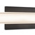 Garland 36-in Brushed Nickel dimmable LED Wall/Vanity Light - Black