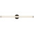 Vire 36-in Brushed Nickel dimmable LED Wall/Vanity Light - Black