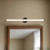 Vire 36-in Brushed Nickel dimmable LED Wall/Vanity Light - Black