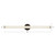 Vire 36-in Brushed Nickel dimmable LED Wall/Vanity Light - Black