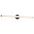 Tectra 36-in Brushed Nickel dimmable LED Wall/Vanity Light - Black